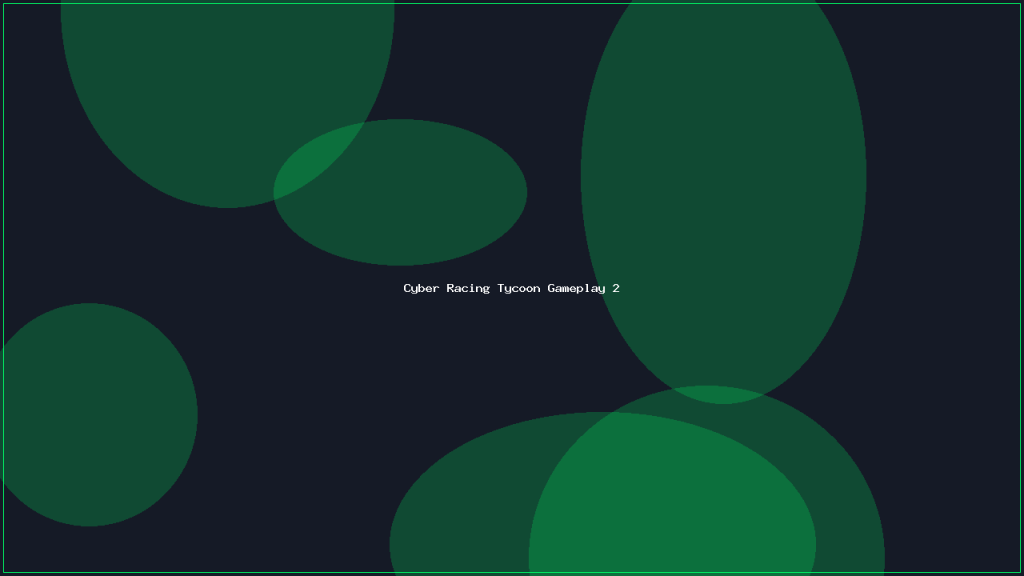 Cyber Racing Tycoon